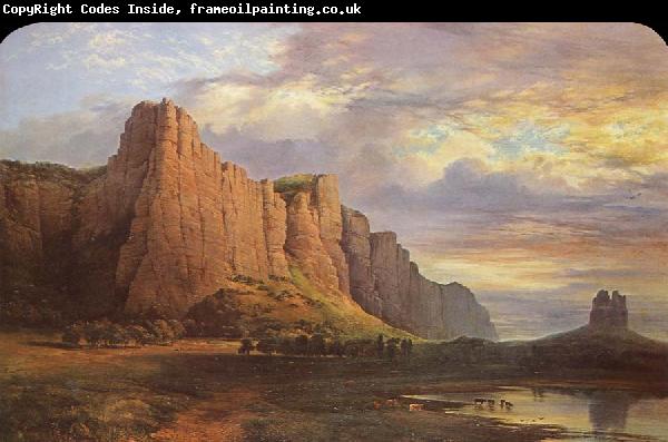 Nicholas Chevalier Mount Arapiles and the Mitre Rock